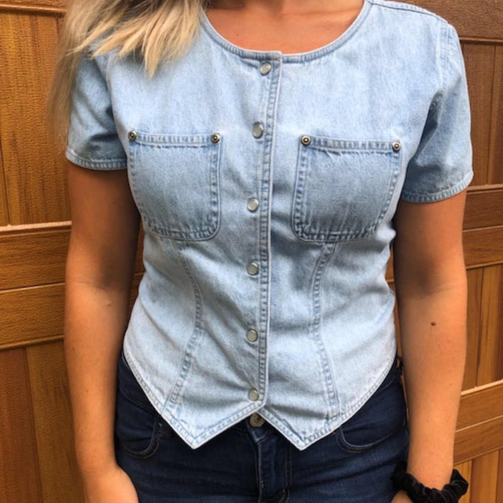 Crossroads | Denim Top